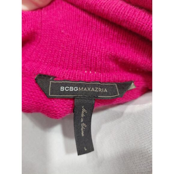 BCBG maxazria women's red sweater dress with pockets size L - Picture 6 of 8